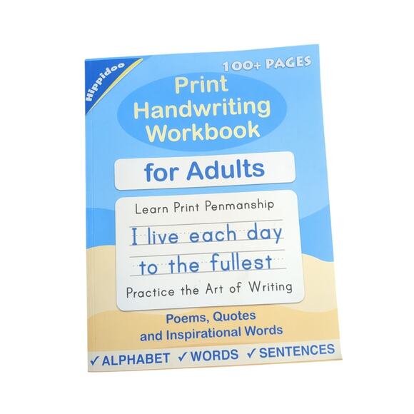 The Print Handwriting Workbook for Adults: Improve your Penmanship and Writing - Picture 1 of 4